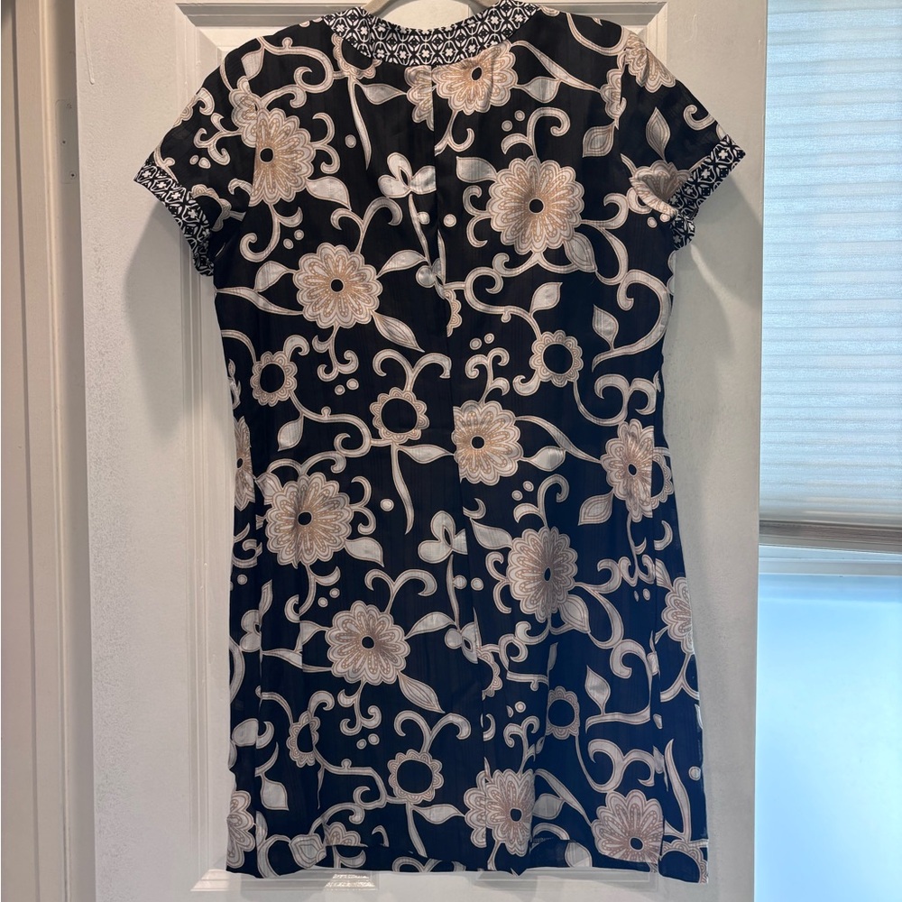 Trina Turk Monochrome Geometric Dress - Picture 4 of 4